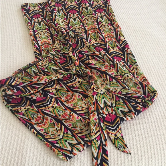 Festival Wide Leg Boho  Pants L - Picture 2 of 5